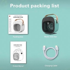 NTWGO Portable Air Conditioner Rechargeable Silent and Perfect for Office Home Car and Outdoor Activities - An Ideal Gift!
