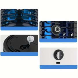 1pc Portable Air Conditioner Humidifier Atmosphere Light Fan USB Cooler Air Conditioner Office Household Essential Cooler USB Portable Air Conditioner USB Fan For Living Room Classroom School Bedroom
