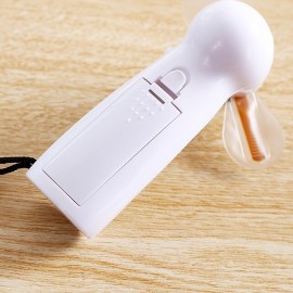 Mini Night Light Handheld Fan Electric Fan Portable Desktop Battery Mini Gift To Give Guests Led Rainbow Lights Fan
