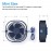 Small Personal USB Desk Fan,3 Speeds Portable Desktop Table Cooling Fan Powered by USB,Strong Wind,Quiet Operation,for Home Office Car Outdoor Travel
