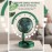 Portable USB Rechargeable Fan Office Household Foldable Telescopic Fan Low Noise High Battery Life Standby Mini Electric Fan
