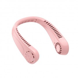 USB Charging Electric Portable Hanging Small Neck Fan Student Bladeless Mini Sports Fan
