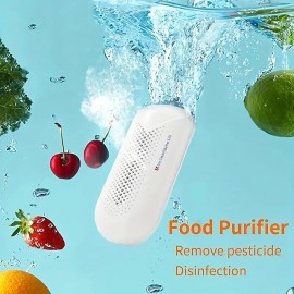 Portable Fruit And Vegetable Cleaning Purifier Meat Vegetables And Fruit Disinfection Cleaning Machine Automatic Household To Farm Residue Vegetable Washing Machine
