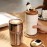 450ml Seamless Liner Stainless Steel Coffee Mug Smart LED Temperature Display Thermos Portable Leakproof Insulation Cup

