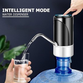 Electric Potable Water Dispenser, Electric Drinking Water Pump Automatic Portable Water Bottle Dispenser with USB Charger for 4.5-19 Liters
