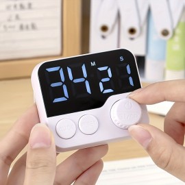 Multifunctional Rotary Timer Kitchen Timer LED Time Manager Student-specific Cooking And Baking Timer
