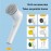 5 In 1 Electric Cleaning Brush Bathroom Kitchen Wash Brush USB Handheld Bathtub Sink Brush Automatic Window Cleaning Brush Tool
