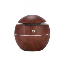Essential oil diffuser with aroma USB ultrasonic humidifier for home aroma diffuser steam diffuser 7-color LED light 130 ML office
