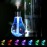 1pc 400ml Colorful Bubble Lamp Portable Mini Humidifier - Small Cool Mist USB Personal Desktop Humidifier for Bedroom Travel Office and Home
