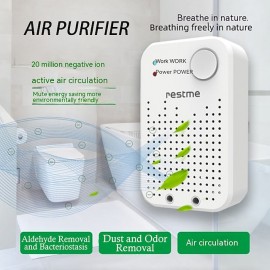 Portable Air Purifier Anion Air Purification  Air Freshener Ionizer Cleaner Dust Cigarette Smoke Remover Toilet Deodorant
