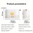 3D Flame Humidifier Portable Silent Aromatherapy Essential Oil Diffuser With Flame Night Light For Home Office Kids Bedroom 250ml Cool Mist Humidifie
