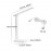 1pc Table Lamp Eyes Protection Touch Dimmable LED Light Student Dormitory Bedroom Reading USB Rechargable Desk Lamp Special Gift
