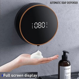 Wall Mount Automatic Foam Soap Dispensers LED Temperature Display Electric Touchless Infrared Sensor Foam Machine Liquid Dispens
