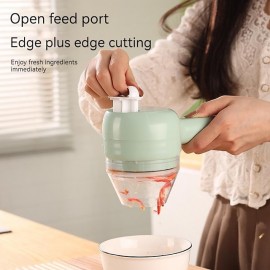 3 IN 1 Wireless Electric Garlic Chopper Crusher Automatic Egg Whisk USB Rechargeable Blender Mini Hand Mixer Milk Cream Beater Kitchen Food Mixer Masher
