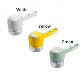 3 IN 1 Wireless Electric Garlic Chopper Crusher Automatic Egg Whisk USB Rechargeable Blender Mini Hand Mixer Milk Cream Beater Kitchen Food Mixer Masher
