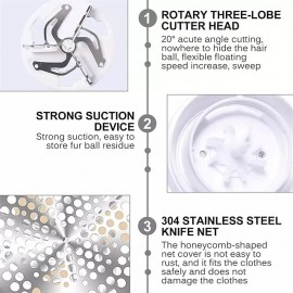 Rechargeable Portable Electric Lint Remover Effective Lint Shaver For Clothing Furniture Carpet Lint Balls Bobbles, Pill Fuzz Remover. Includes Cleaning Machine Brush And A Usb Cable
