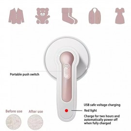 Rechargeable Portable Electric Lint Remover Effective Lint Shaver For Clothing Furniture Carpet Lint Balls Bobbles, Pill Fuzz Remover. Includes Cleaning Machine Brush And A Usb Cable

