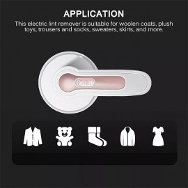 Rechargeable Portable Electric Lint Remover Effective Lint Shaver For Clothing Furniture Carpet Lint Balls Bobbles, Pill Fuzz Remover. Includes Cleaning Machine Brush And A Usb Cable
