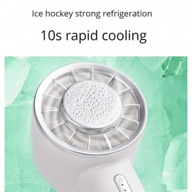 Rechargeable Cooling Fan Semiconductor Refrigeration Mini Handheld Fan Portable Usb 2200mah Battery Outdoor Handheld Fan
