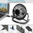 4" Mini USB Desk Indoor Fan Small Quiet Personal Cooler USB Powered Portable Table Fan
