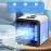 1pc New USB Mini Air Conditioner Fan Cold Air Machine Cooler Home Desktop Refrigeration Small Air Conditioner Mobile Humidifier Water Cooling Fan Summer Essential Office Essential
